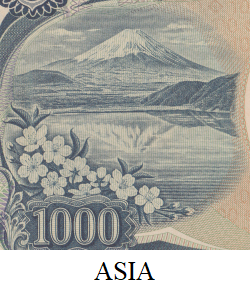 Asian banknotes
