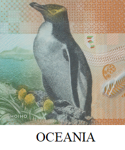Oceanian banknotes